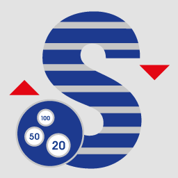 scantaxi scan coins - logo